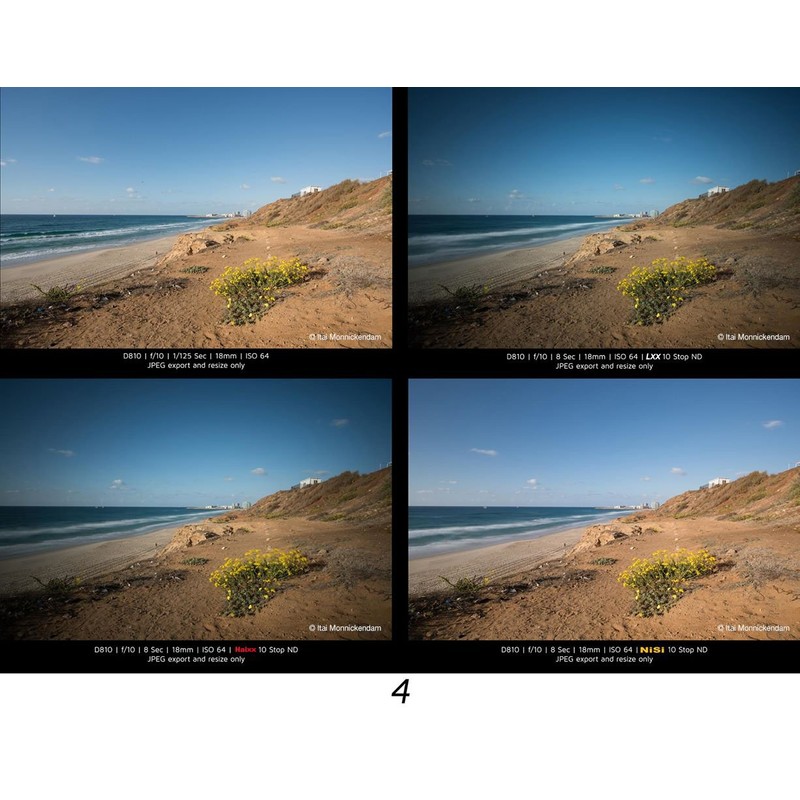 NiSi 100mm ND Filter - ND1000 (3.0/10 Stop) 100X100mm Square