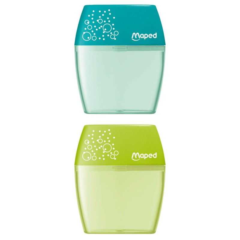 Maped - Set di 2 temperamatite shaker - 2 fori