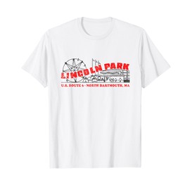 Lincoln Park Classic 80s Tee Roller Coaster Ferris Wheel T-Shirt