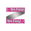 9ft Banner Hen Party Holographic