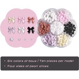 1 Set bunte Schleifenknoten-Nagel-Ohrstecker mit Strasssteinen, 3D-Schleife, buntes Nagelschmuck-Set für Nagelsteine, DIY-Dekoration, Schmucksteine, Nagelkunst-Strasssteine