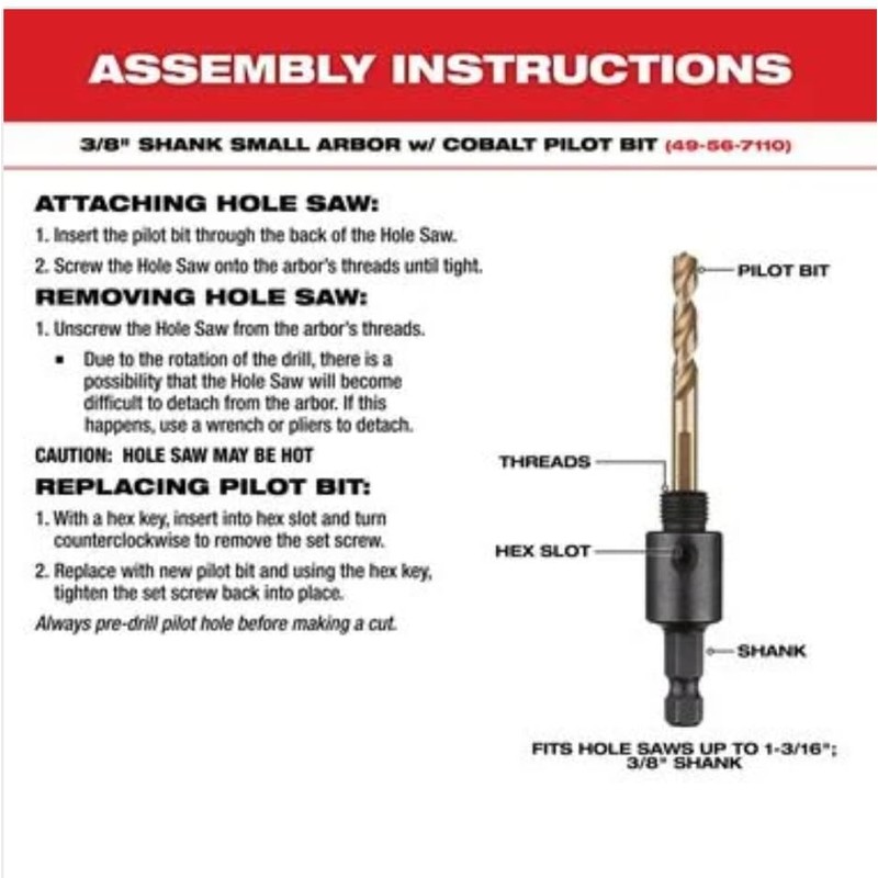 MILWAUKEE 12 PC Carbide Dozer Plumb KIT (49-22-3091)
