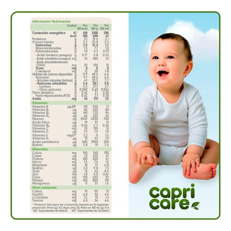 Capricare 3 Formula de Continuación C/400G