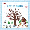 BkeeCten Christmas Winter Bulletin Board - 121pcs Winter Tree Bulletin
