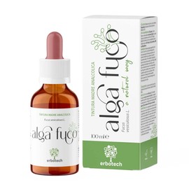ERBOTECH, Fucus Seaweed Mother Tincture, Alcohol-Free Mother Tincture Drops to Dilute in Water, Vegan, Not Derived from GMO Plants, Made in Italy, 100 ml