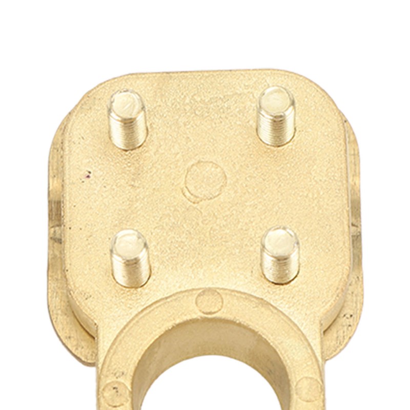 2Pcs Brass Battery Terminal Connector Car Top Post Clamp Set