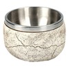 Pacific Giftware Skull Bowl with Stainless Steel Insert 350 ml