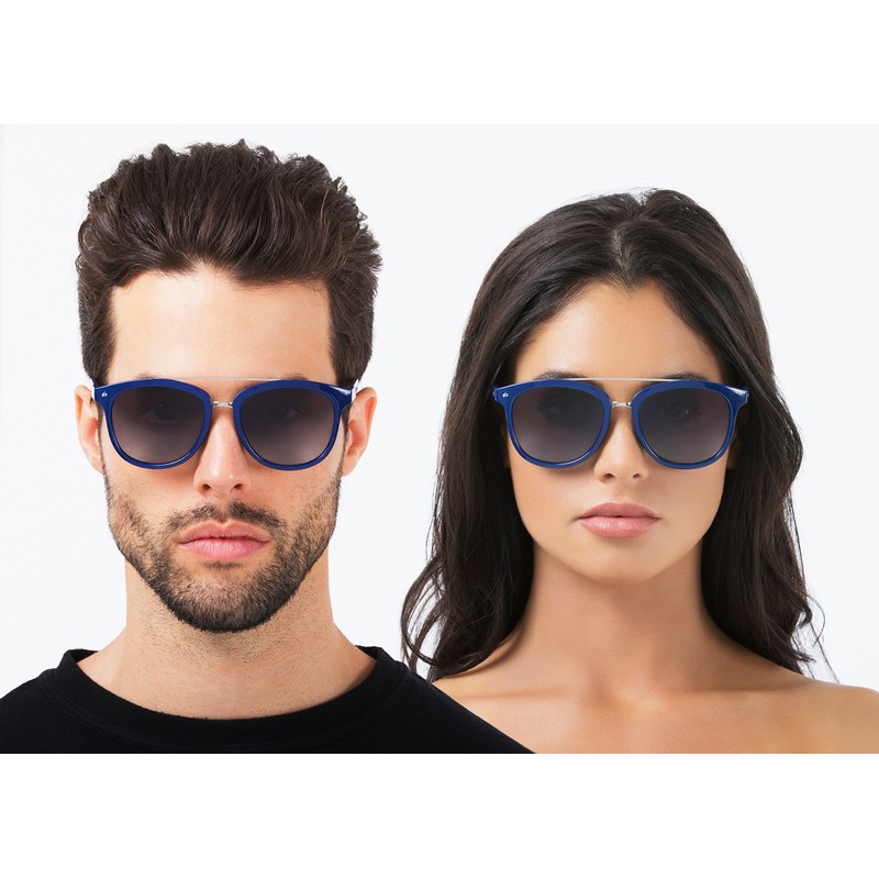 [プリヴェ ルヴォー] 偏光サングラス The Judge(ジャッジ) 【国内正規品】 ユニセックス 26057 -T01-B01 グラディエントグレー×ブルー