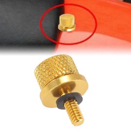 GUDITEM Rear Fender Seat Bolt Tab Screw Compatible for Harley Davidson Softail Dyna Sportster Touring Street Glide Electra Road King 1996-2024 (Gold)