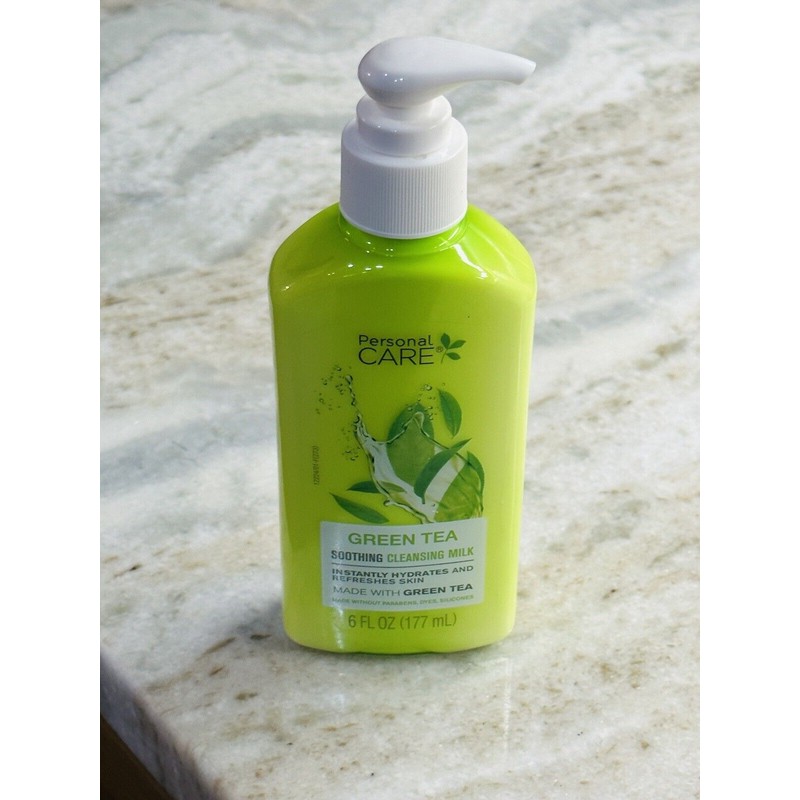 Personal Care Green Tea Soothing Cleansing Milk Made W/Green Tea:6floz/177m