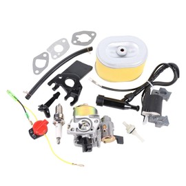 Dixhills 16100-ZH8-W61 Vergaser Kit Ersatz für Honda GX120 GX140 GX160 GX168 GX200 5PS 5,5 PS 6,5 PS Autozubehör Teil# 16100-ZH7-W51, 17210-ZE1-821, 17210-ZE1-505