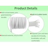JESEP YONG 6mm White Flat Elastic Band for Sewing 1/4
