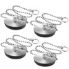 FIHODONE Set of 4 Stainless Steel Drain Plugs, 46 mm