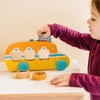 Melissa & Doug GO Tots Wooden Roll & Ride Bus