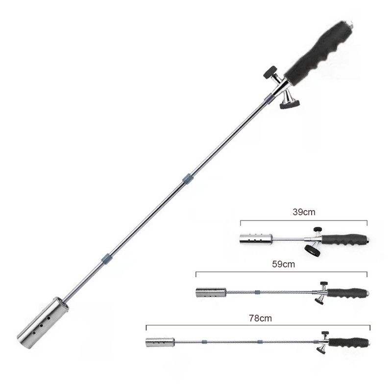 Collapsible Flamethrower Grass Fires Machine Multifunctional Grass Blowtorch Extended Torch