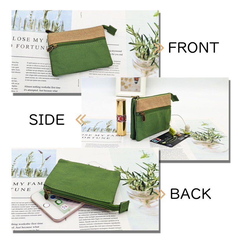 TOEDNNQI Coin Purse, Coin Case, Men's and Women's Wallet, Lightweight,