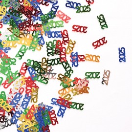 Beistle Beistle 1.5 OZ Colorful 2025 Confetti for Graduation Decorations and New Year's Eve Party Supplies