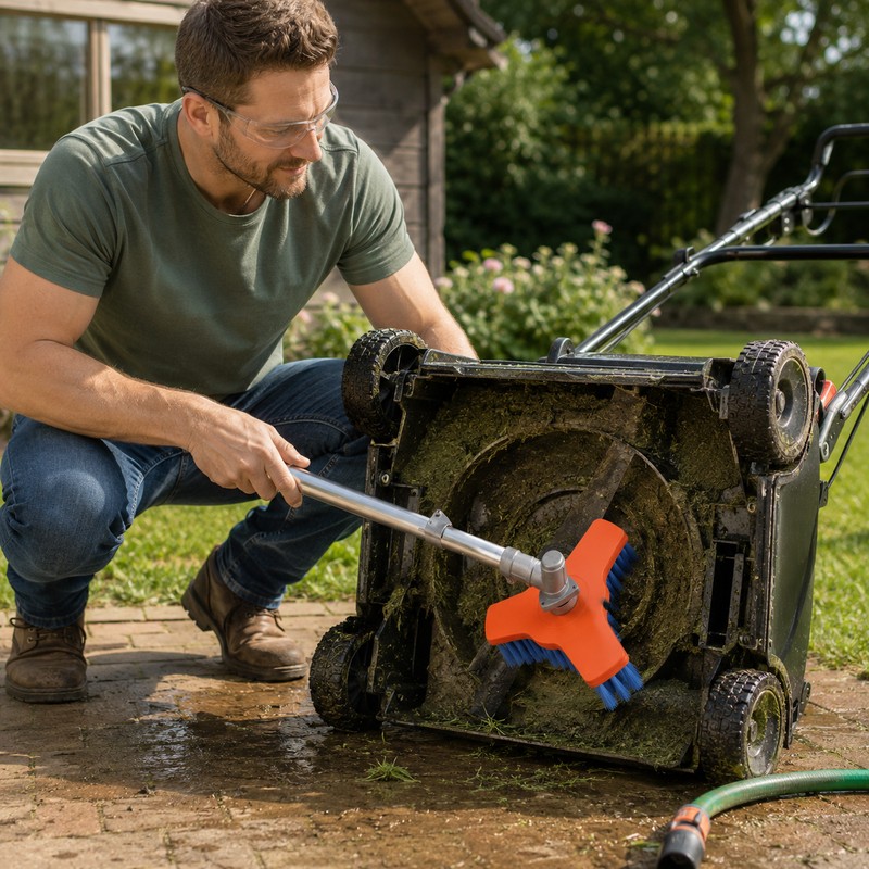 3T Design Lawn Mower Cleaning Brush – Professional Mower Deck