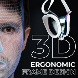 THEMAGIC5 Designed for Recreational & Competitive Swimming | Adult Swimming Goggles for Men & Women | Antifog & No Leakage Design (Gold Mirror)