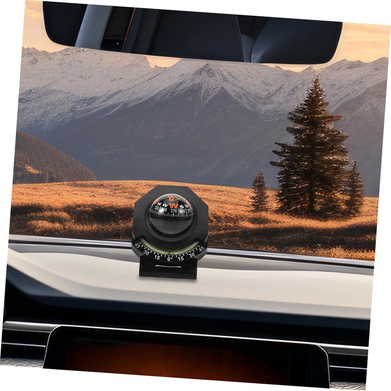 GRIRIW Car Dashboard Compass High Precision Automotive Compass with Slope