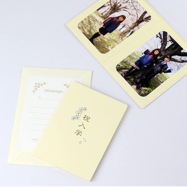 Photo Mat 2 Large Surface Vertical Pocket Mount tanto "Celebration Ceremony/Sakura" L2 Surface (Vertical Vertical) , crema