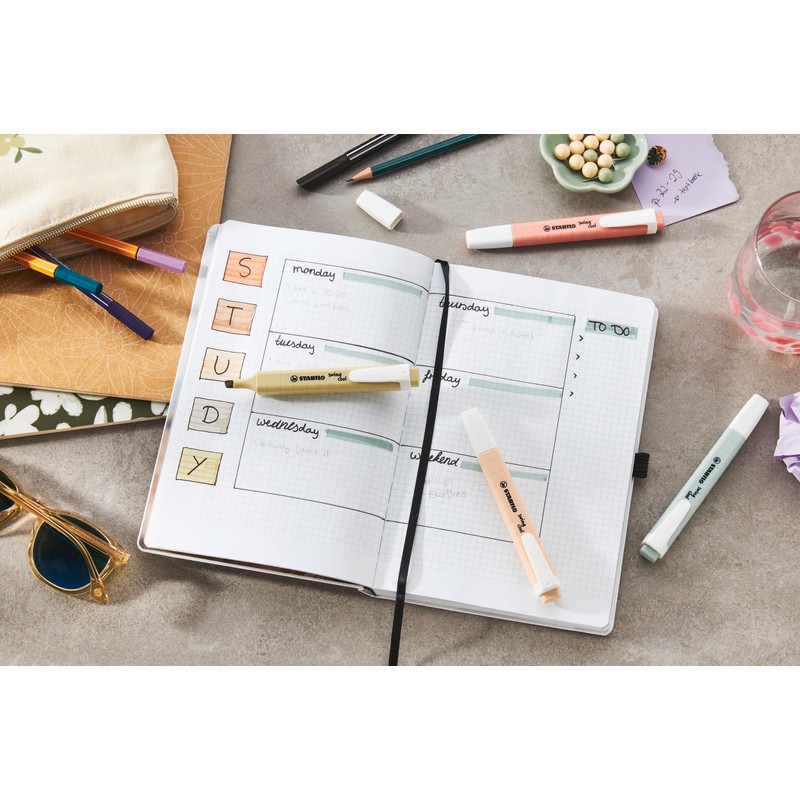 STABILO Highlighter swing cool NatureCOLORS - Pack of 10 -