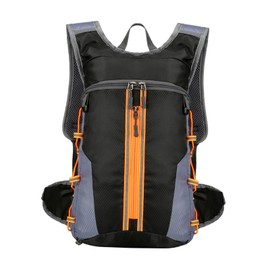 Frediuo Cycling Backpack Sports Backpack Breathable Running Backpack Bike Backpack for Travelling Riding Outdoor Climbing Motorcycle, Orange