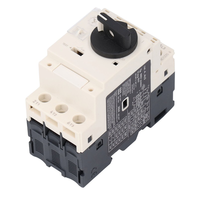 Motor Protection Circuit Breaker 4‑6.3A Knob Type Thermomagnetic Switch 35mm