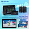 NHOPEEW Single Din 10 Inch Touchscreen Car Radio with Wireless