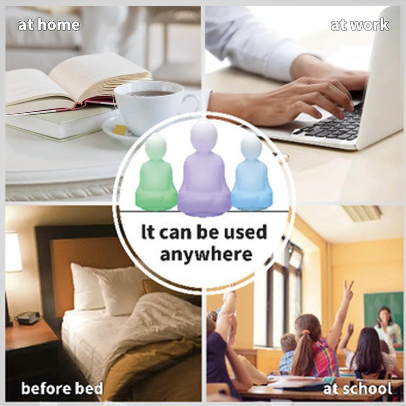 Guided Visual Meditation Breathing Light, Anxiety & Stress Relief Gift,