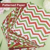 24 Sheets Christmas Pattern Paper, 11.81x11.81 Inch Double-Sided Xmas Craft