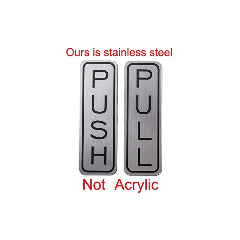 Be The Bestest Brushed 304 Grade Stainless Steel Premium Push/Pull