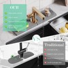 15.7'' Long Stone Faucet Mat for Kitchen Sink-Diatomite Quick Dry