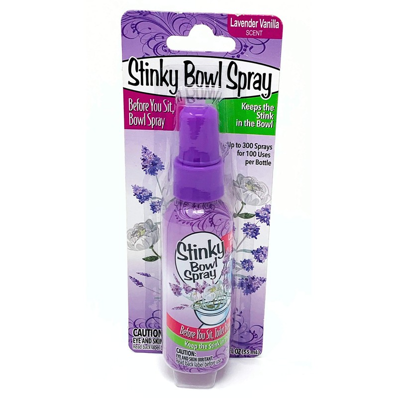 Stinky Bowl Spray - Lavender Vanilla - Before You sit,
