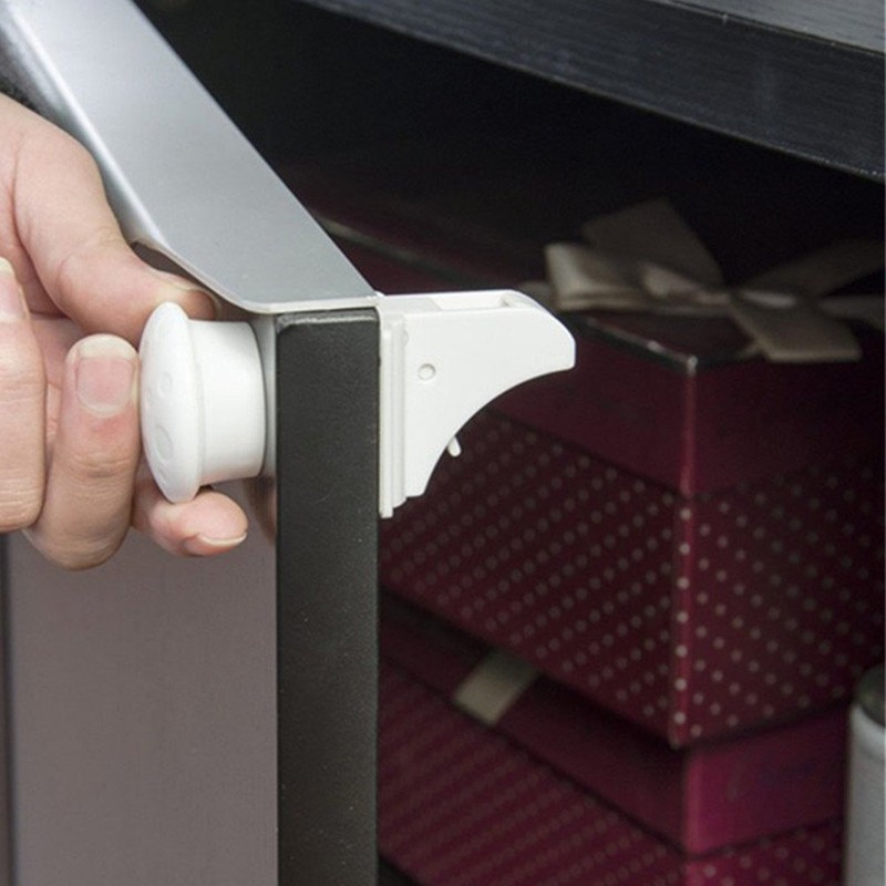 Home Essentials ~ Magnetic Cabinet Locks ~ No Tools Needed
