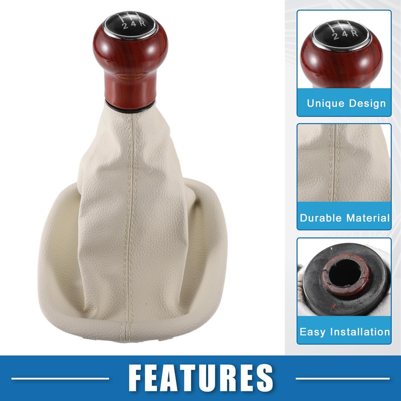A ABSOPRO 5 Speed Manual Transmission Gear Knob for Volkswagen