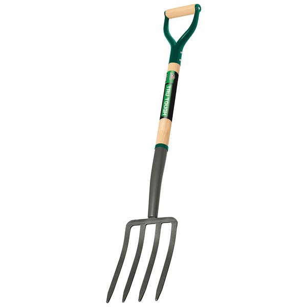 Truper 30293 Tru Tough Spading Fork, 4-Tine, D-Handle, 30-Inch