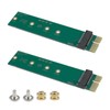 VGOL 2pcs M.2 NVME SSD to PCIEX1 Vertical Adapter Converter
