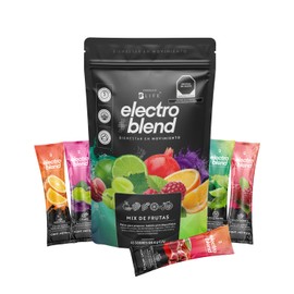 Electrolitos en Polvo Sin Azúcar Añadida | 45 sobres | Hidratación y Recuperación Física | Más de 80 Minerales, Citrato de Magnesio y Potasio | Mix de frutas | Electroblend. B Life