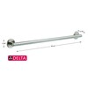 DELTA FAUCET 41836-SS Contemporary Decorative Grab Bar, 36", Brilliance Stainless