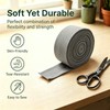 ZHFMLY 2 Inch Gray Herringbone Webbing - 12 Yards Cotton