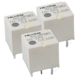 NEC/Tokin, EX2-2U1S Automotive Relays, SPDT, Momentary, 12VDC, 30A (Pack of 3)