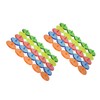 SUPVOX Golf Ball Markers 100pcs Plastic Markers for Golf Course