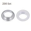 Kozelo Grommets Kit 200set-[10mm 7/16" Hole] Metal Eyelets Grommet Tool