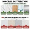 Wall-Mounted Shower Footrest for Shaving – No-Drill Plastic Foot Support