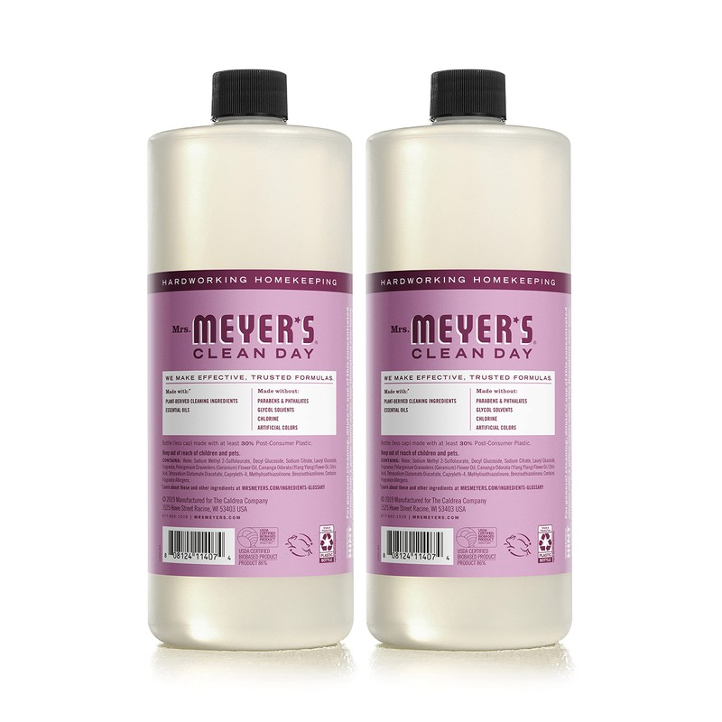 MRS. MEYER'S CLEAN DAY Multi-Surface Cleaner Concentrate, Use to Clean