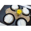 Chardin home Jute Braided Oval Table Runner | Boho Table