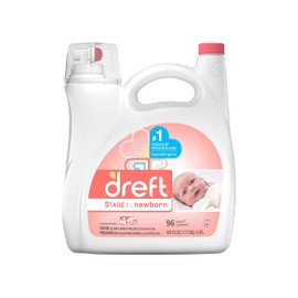 Dreft Stage 1: Newborn Liquid Laundry Detergent (HE), 150 oz, 96 loads
