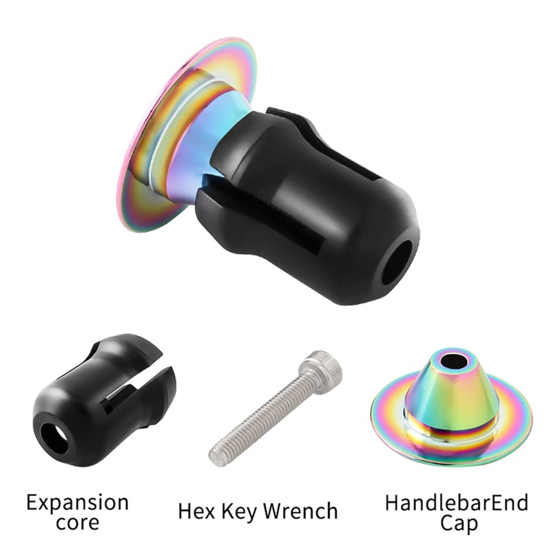 MUQZI Handlebar End Plugs - Expanding, Aluminum and Adjustable Handlebar
