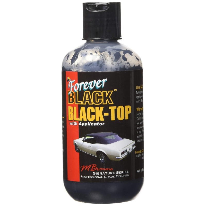 Forever Black Convertible Top Restorer Gel 8 Fl Oz Long